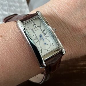 Unisex Rebirth Silver Tank Watch